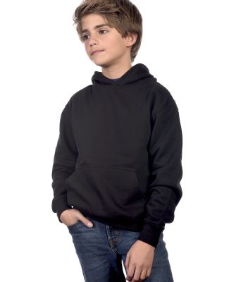 Cotton Heritage Y2500 PREMIUM PULLOVER YOUTH HOODI in Black (discontinued)