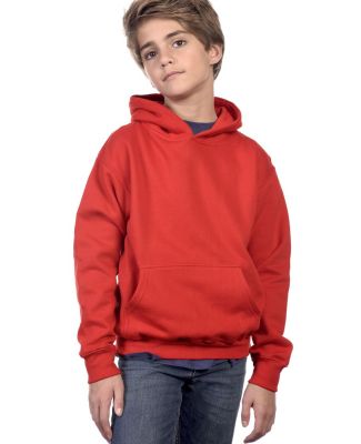 Cotton Heritage Y2500 PREMIUM PULLOVER YOUTH HOODI in Team red