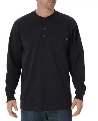 Dickies Workwear WL451 Men's Long-Sleeve Heavyweig BLACK