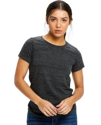 US Blanks 0222 Ladies Triblend T-Shirt in Tri charcoal