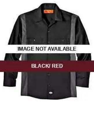 Dickies Workwear LL524 Unisex Industrial Color Blo BLACK/ RED