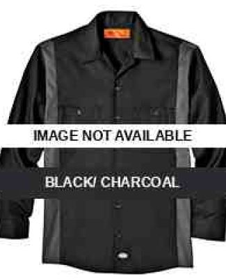 Dickies Workwear LL524T 4.5 oz. Industrial Long-Sl BLACK/ CHARCOAL