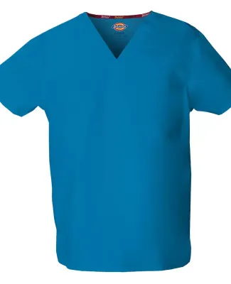 Dickies Medical 83706 / Unisex V-Neck Top Riviera Blue