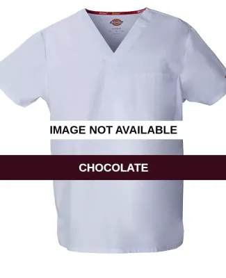 Dickies Medical 83706 / Unisex V-Neck Top Chocolate