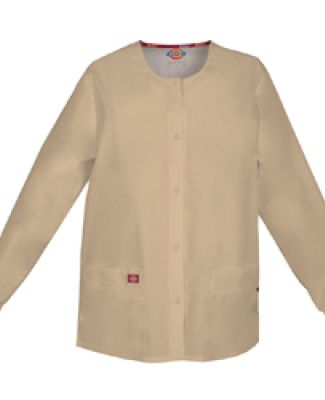 Dickies Medical 86306 / Round Neck Jacket Khaki