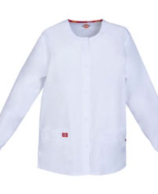 Dickies Medical 86306 / Round Neck Jacket White