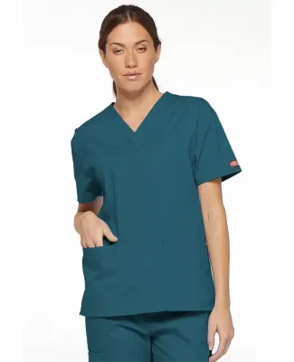 Dickies Medical 86706 / Missy Fit V-Neck Top Caribbean