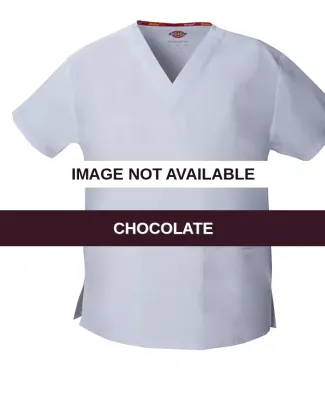 Dickies Medical 86706 / Missy Fit V-Neck Top Chocolate