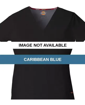 Dickies Medical 85820/Mock Wrap Top Caribbean Blue