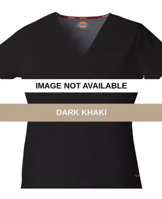Dickies Medical 85820/Mock Wrap Top Dark Khaki