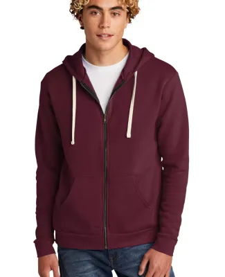 Next Level Apparel 9602 Unisex Zip Hoodie in Maroon