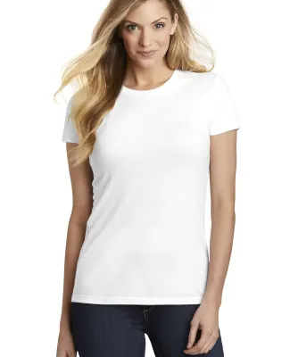 District Clothing DT155 District  Women's Fitted P White