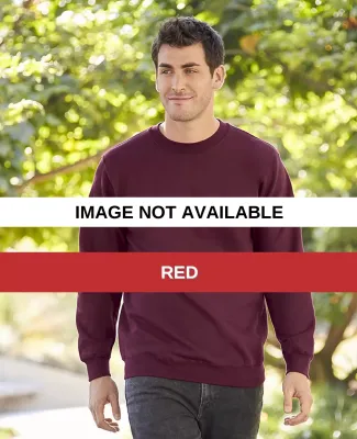 Alstyle 1572 Adult Sweatshirt Red