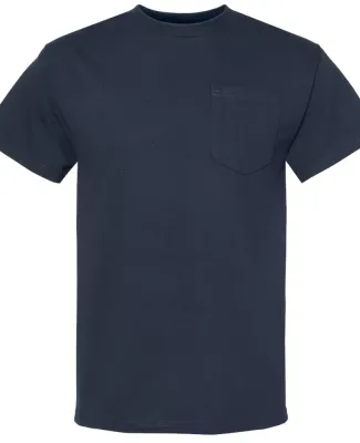 Alstyle 1905 Adult Pocket Tee Navy