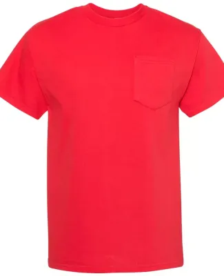 Alstyle 1905 Adult Pocket Tee Red
