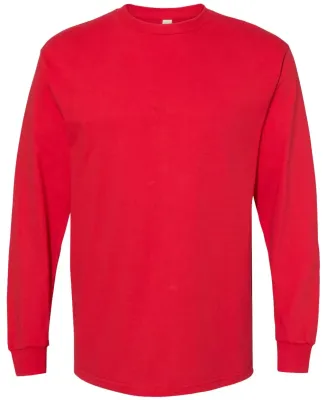 Alstyle 1904 Adult Long Sleeve Tee Red