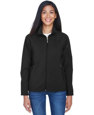 North End 78034 Ladies' Three-Layer Fleece Bonded  in Black