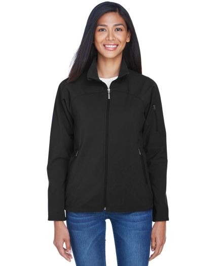North End 78034 Ladies' Three-Layer Fleece Bonded in Black