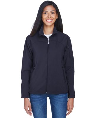 North End 78034 Ladies' Three-Layer Fleece Bonded  in Midnight navy
