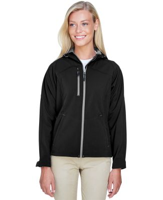 North End 78166 Ladies' Prospect Two-Layer Fleece  in Black