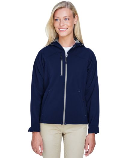North End 78166 Ladies' Prospect Two-Layer Fleece  in Classic navy