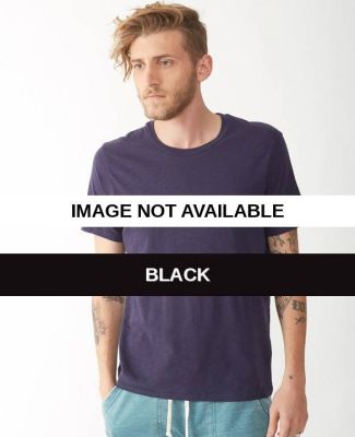 Alternative Apparel 4805 Unisex Dean Slub T-shirt Black
