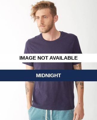 Alternative Apparel 4805 Unisex Dean Slub T-shirt Midnight