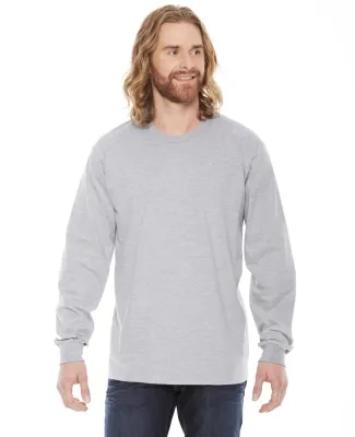 Unisex Fine Jersey USA Made Long-Sleeve T-Shirt HEATHER GREY