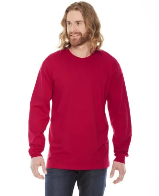 Unisex Fine Jersey USA Made Long-Sleeve T-Shirt RED