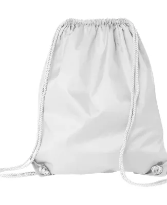 8882 Liberty Bags® Large Drawstring Backpack WHITE