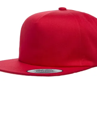 Yupoong-Flex Fit 6502 Unstructured Five-Panel Snap in Red