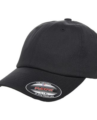Yupoong-Flex Fit 6745 Cotton Twill Dad's Cap in Black