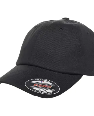 Yupoong-Flex Fit 6745 Cotton Twill Dad's Cap in Black