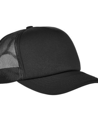 Yupoong-Flex Fit 6320 Foam Trucker Cap with Curved in Black