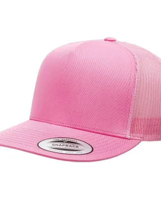 Yupoong-Flex Fit 6006 Five-Panel Classic Trucker C in Pink