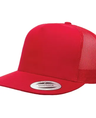 Yupoong-Flex Fit 6006 Five-Panel Classic Trucker C in Red