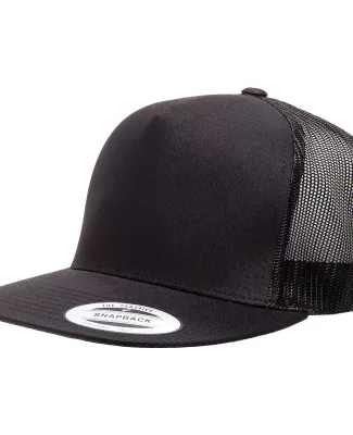 Yupoong-Flex Fit 6006 Five-Panel Classic Trucker C in Black