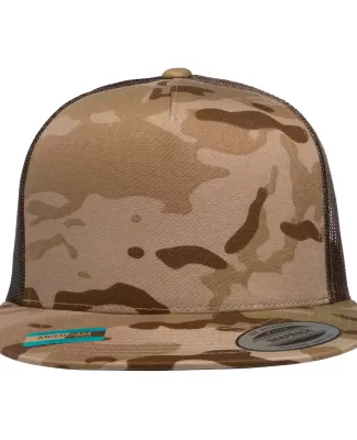 Yupoong-Flex Fit 6006 Five-Panel Classic Trucker C in Multicam arid/ brown