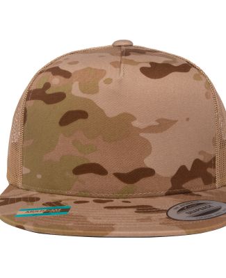 Yupoong-Flex Fit 6006 Five-Panel Classic Trucker C in Multicam arid/ tan