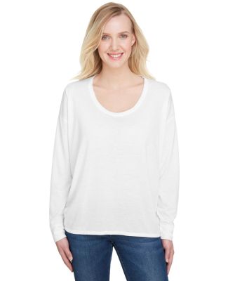 Anvil 34PVL Women's Freedom Long Sleeve T-Shirt in White