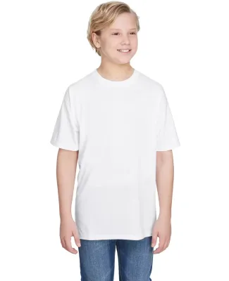 Anvil 6750B Youth Triblend Tee in White