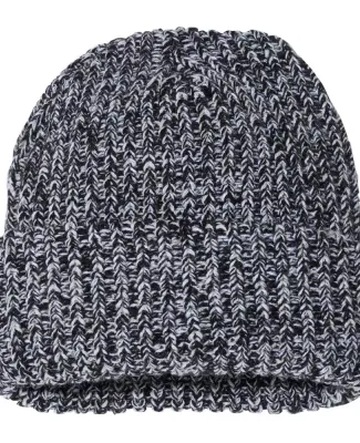 Sportsman SP90 12" Chunky Knit Cap in Black/ natural