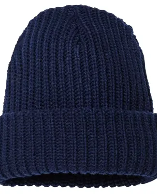 Sportsman SP90 12" Chunky Knit Cap in Navy