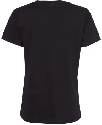 Next Level Apparel 3940 Ladies' Relaxed V-Neck T-S BLACK