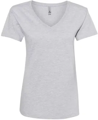 Next Level Apparel 3940 Ladies' Relaxed V-Neck T-S HEATHER GRAY