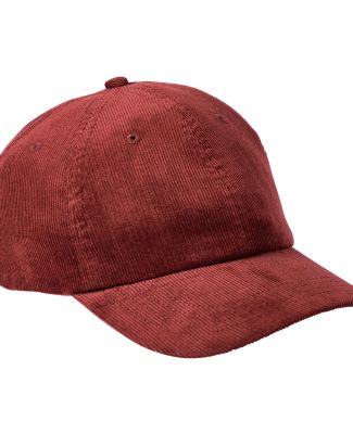Big Accessories BA703 Corduroy Cap in Burgundy