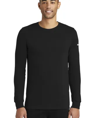 Nike BQ5230  Dri-FIT Cotton/Poly Long Sleeve Perfo Black