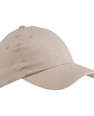 Big Accessories BX001 6-Panel Unstructured Dad Hat in Stone