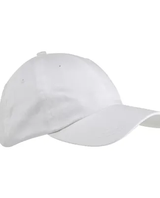 Big Accessories BX001 6-Panel Unstructured Dad Hat in White