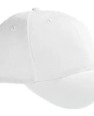 BX002 Big Accessories 6-Panel Brushed Twill Struct in White